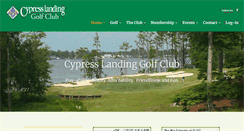 Desktop Screenshot of cypresslandinggolf.com